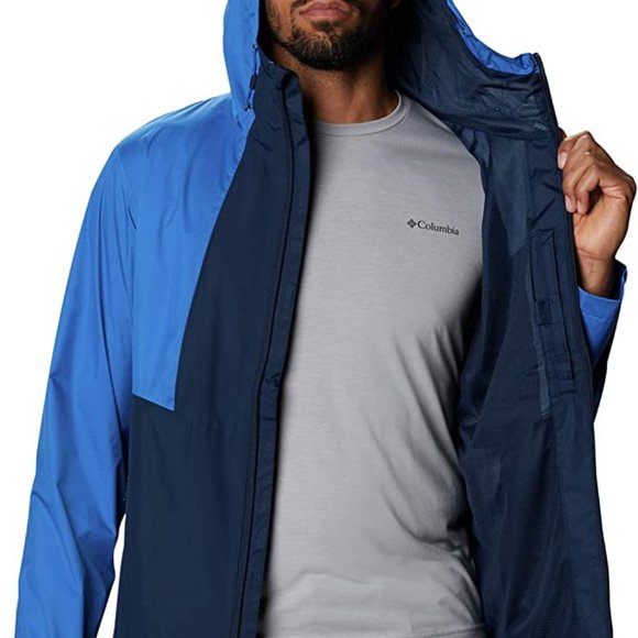 🆕Columbia Men's Inner Limits II Jacket, XXL - Collegiate Navy/Bright Indigo,NWT - Picture 5 of 5